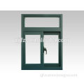 Europe style aluminum sliding window with fly screen, aluminum window with crescent lock